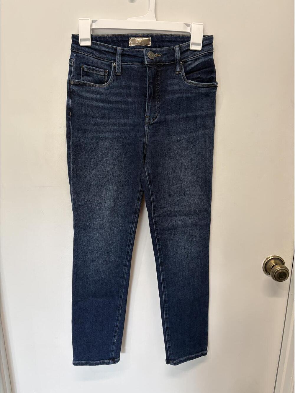KUT from the Kloth Reese High Rise Ankle Straight Leg Jeans Size 0